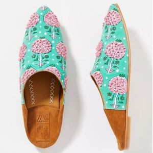 NWT Anthropologie Llani Maisie Embellished Mules